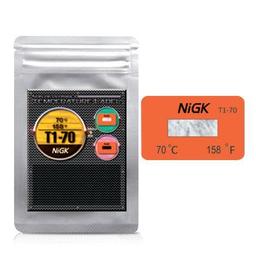 NiGK รุ่น T1-70 แถบวัดอุณหภูมิแบบ Irreversible (1 Point) | 70°C-small-photo0
