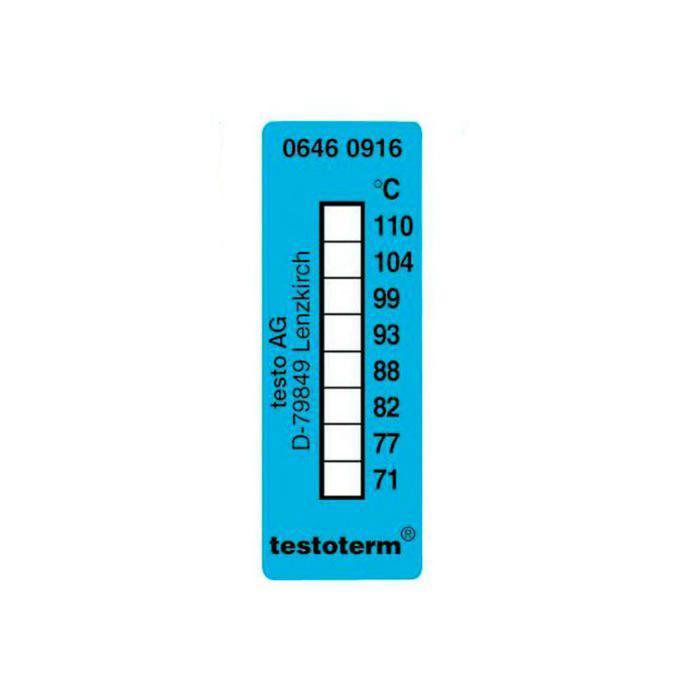 Testoterm แถบวัดอุณหภูมิ  0646 0916 (10pc/pack)-photo0