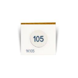 Asey 1K105-P20 แถบวัดอุณหภูมิ 1points (105°C) | 20pcs/ 1pack-small-photo1