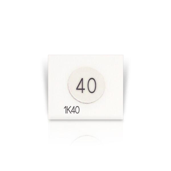 Asey 1K40-P20 แถบวัดอุณหภูมิ 1points (40°C) | 20pcs/ 1pack-photo1
