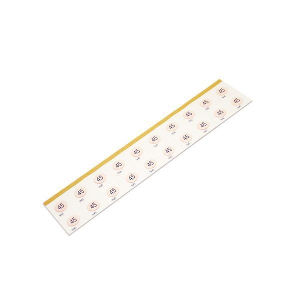 Asey 1K45-P20 แถบวัดอุณหภูมิ 1points (45°C) | 20pcs/ 1pack-photo0