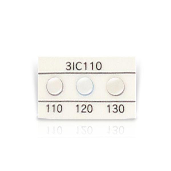Asey 3IC110-P20 แถบวัดอุณหภูมิ 3จุด (110/120/130°C) | 20pcs/ 1pack-photo1