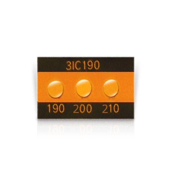Asey 3IC190-P20 แถบวัดอุณหภูมิ 3จุด (190/200/210°C) | 20pcs/ 1pack-photo1