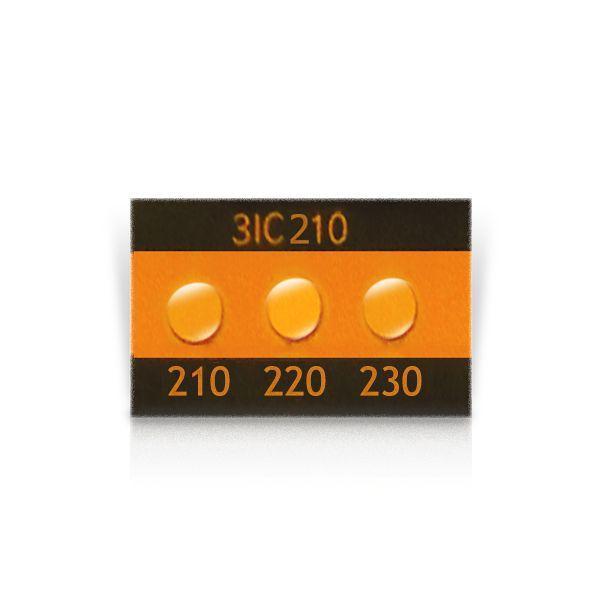Asey 3IC210-P20 แถบวัดอุณหภูมิ 3จุด (210/220/230°C) | 20pcs/ 1pack-photo1