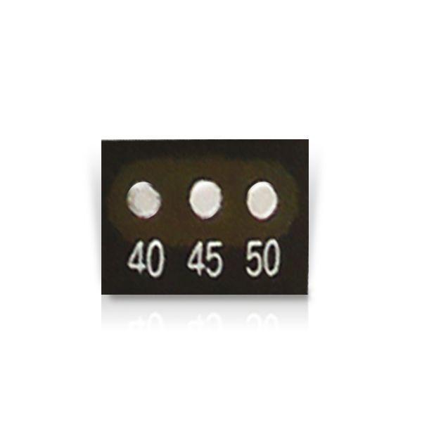Asey 3SS40-P20 แถบวัดอุณหภูมิ 3จุด (40/45/50°C) | 20pcs/ 1pack-photo1