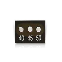 Asey 3SS40-P20 แถบวัดอุณหภูมิ 3จุด (40/45/50°C) | 20pcs/ 1pack-small-photo1