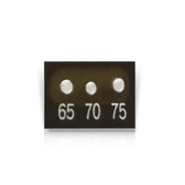 Asey 3SS65-P20 แถบวัดอุณหภูมิ 3จุด (65/70/75°C) | 20pcs/ 1pack-photo1