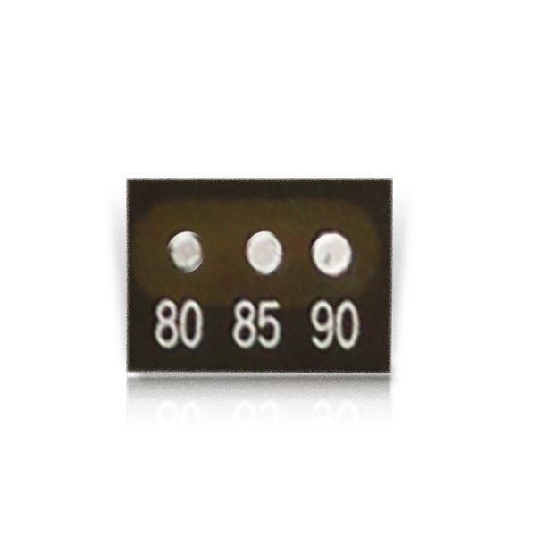 Asey 3SS80-P20 แถบวัดอุณหภูมิ 3จุด (80/85/90°C) | 20pcs/ 1pack-photo1