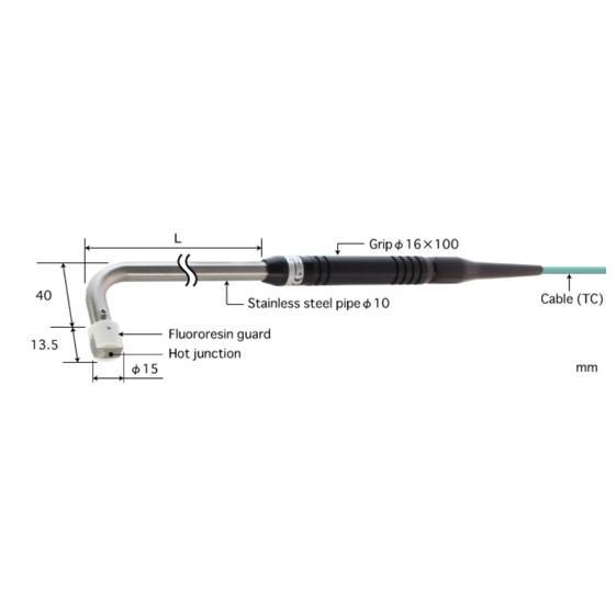 Anritsu A-213K-00-1-TC1-ANP โพรบวัดอุณหภูมิพื้นผิว Max.300℃ (Type K)