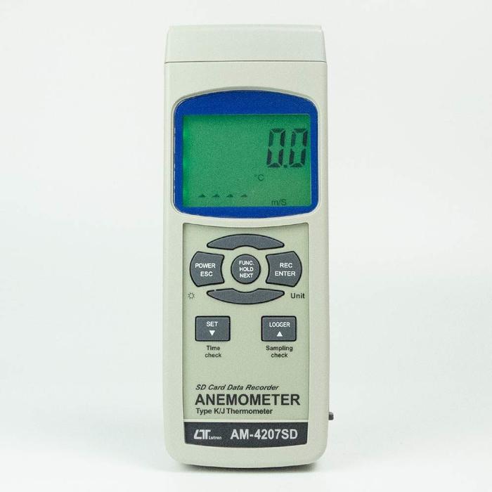 Lutron AM-4207SD เครื่องวัดและบันทึกความเร็วลม 3 In 1 | SD Card-photo1