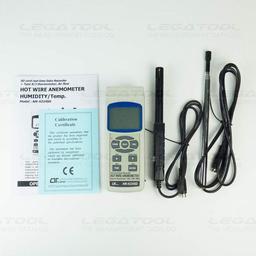 Lutron AM-4224SD เครื่องวัดและบันทึกความเร็วลม/ ปริมาตรลมแบบ Hot Wire (6 In 1) | SD Card-small-photo13