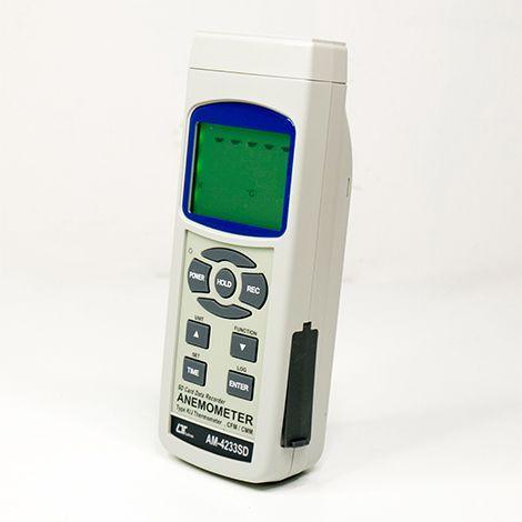 Lutron AM-4233SD เครื่องวัดและบันทึกความเร็วลมและปริมาตรลม (Mini Vane) | SD Card-photo3
