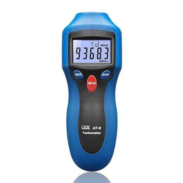 CEM AT-8 เครื่องวัดความเร็วรอบแบบดิจิตอล Digital Contact / Non-contact Tachometer-photo0