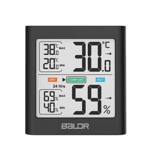 BALDR B0135TH เครื่องวัดอุณหภูมิและความชื้นแบบดิจิตอล Indoor Digital Thermometer Hygrometer-photo0
