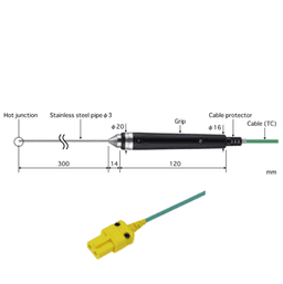 Anritsu BS-31K-030-TC1-ASP โพรบวัดอุณหภูมิ Type K | General Internal Probes-small-photo0
