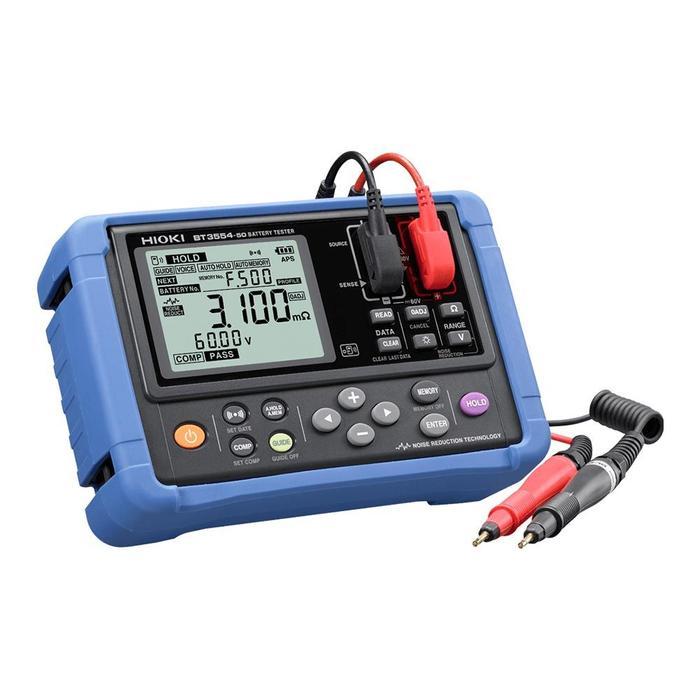 Hioki BT3554-51-KIT เครื่องทดสอบแบตเตอรี่แบบพกพา | Pin Type Lead 9465-10 | With Z3210-photo1