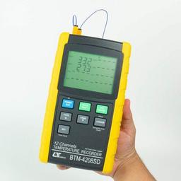 Lutron BTM-4208SD เครื่องบันทึกอุณหภูมิ 12Ch | SD Card Type-small-photo12