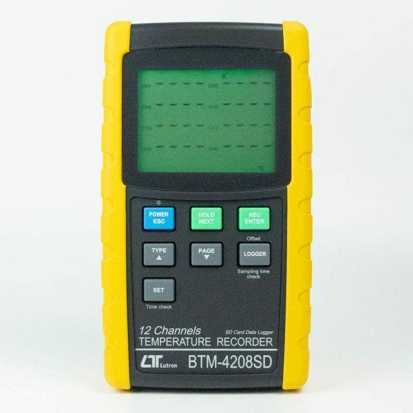 Lutron BTM-4208SD เครื่องบันทึกอุณหภูมิ 12Ch | SD Card Type-photo5