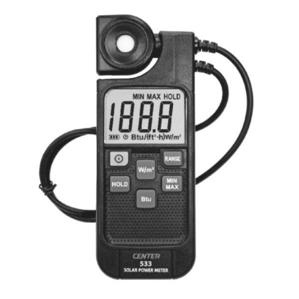 CENTER CENTER-533 เครื่องวัดพลังงานแสงอาทิตย์ Solar Power Meter -photo0