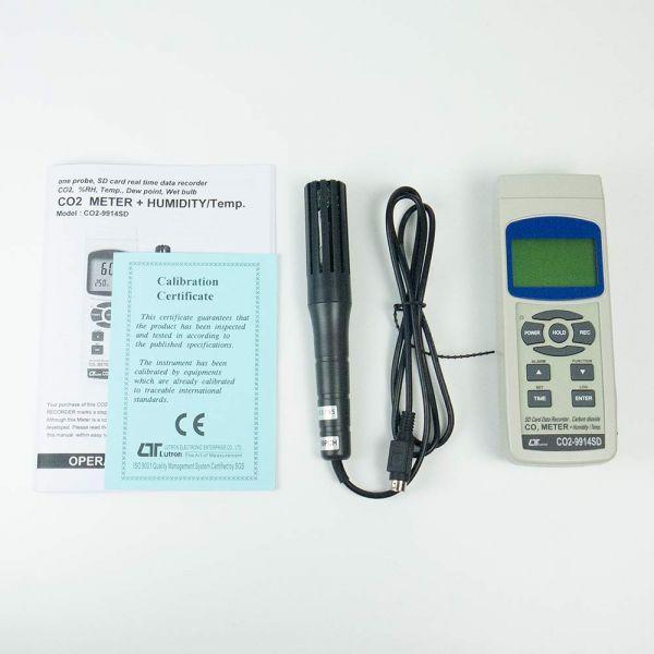 Lutron CO2-9914SD เครื่องวัดคาร์บอนไดออกไซด์ 5in1 | SD Card-photo11