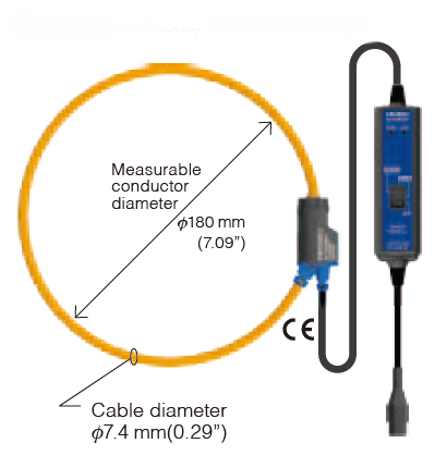 Hioki CT9667-02 เซนเซอร์วัดกระแสไฟฟ้าแบบยืดหยุ่น (AC FLEXIBLE CURRENT SENSOR)-photo1