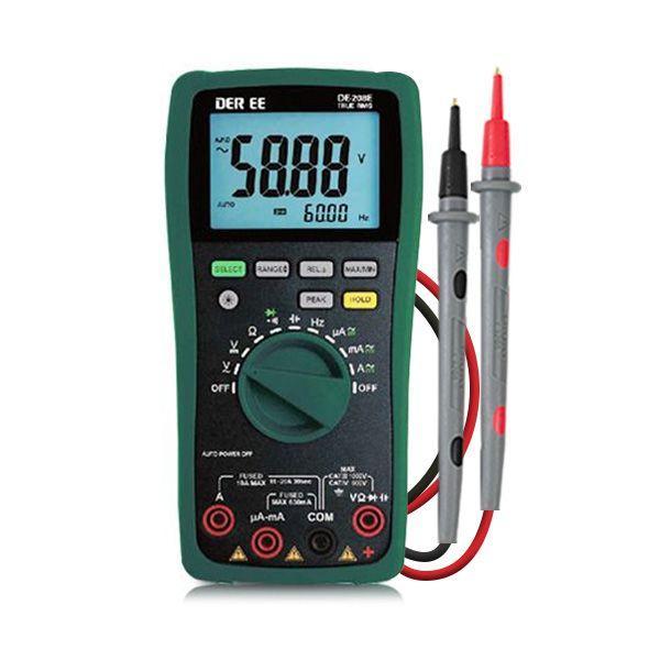 DE-208E ดิจิตอลมัลติมิเตอร์ True RMS-photo0