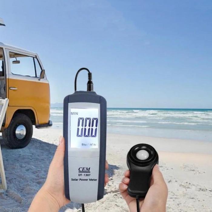 CEM DT-1307 เครื่องวัดพลังงานแสงอาทิตย์ Solar Power Meter-photo2