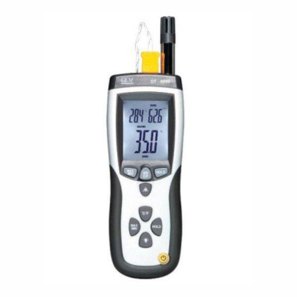 CEM DT-8896 ไซโครมิเตอร์พร้อมเทอร์โมมิเตอร์อินฟราเรด Psychrometer with InfraRed Thermometer-photo0
