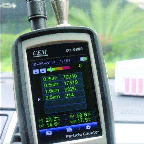 CEM DT-9880M Particle Counter เครื่องวัดอนุภาคอากาศ-photo5