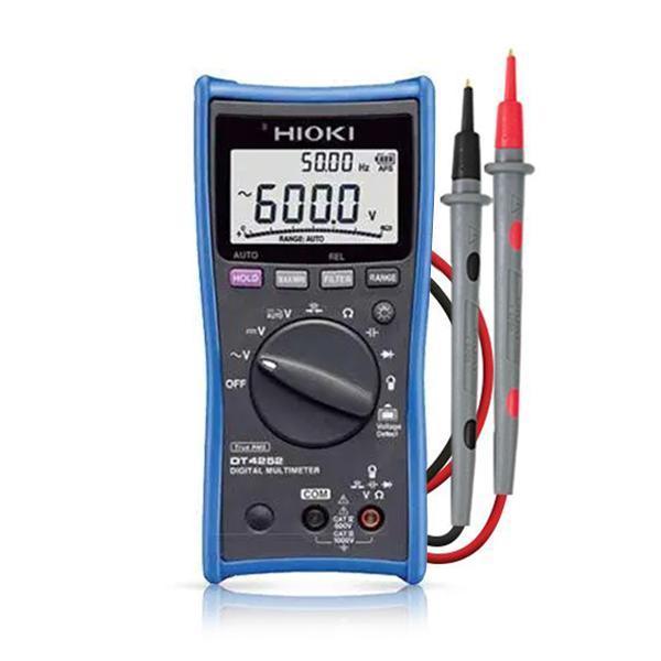 Hioki DT4252 ดิจิตอลมัลติมิเตอร์ True RMS (10A Direct Input)-photo0