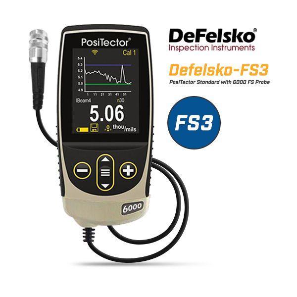 Defelsko Positector FS3 เครื่องวัดค่าความหนาผิวเคลือบ ที่เคลือบบนโลหะในกลุ่มเหล็ก | Coating Thickness Gages For FERROUS Steel, Iron, And Other Magnetic Metals-photo0