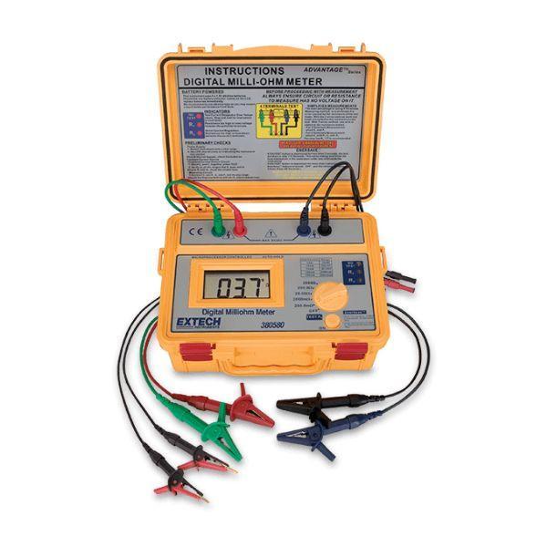 EXTECH EX-380580 มิลลิโอห์มมิเตอร์แบตเตอรี่ Milliohm Meter-photo0