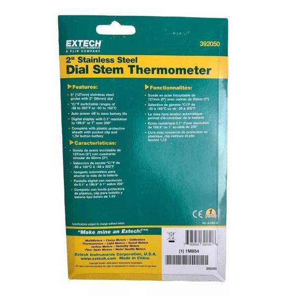 Extech EX-392050 เทอร์โมมิเตอร์แบบเข็ม Stem Dial Thermometer-photo4
