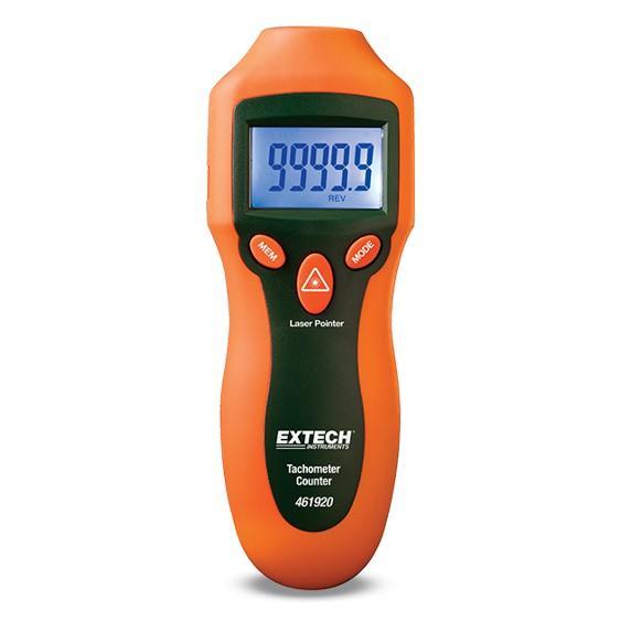 EXTECH 461920 เครื่องวัดความเร็วรอบ Mini Laser Photo Tachometer Counter-photo0