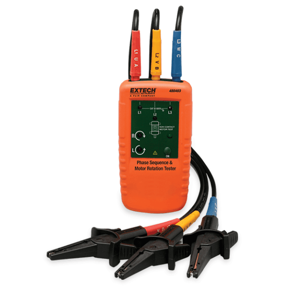 EXTECH EX-480403 เครื่องตรวจวัดลำดับเฟส 3 Phase/Motor Rotation Meter-photo0
