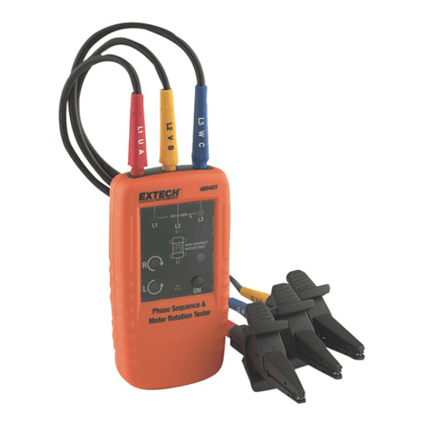 EXTECH EX-480403 เครื่องตรวจวัดลำดับเฟส 3 Phase/Motor Rotation Meter-photo1