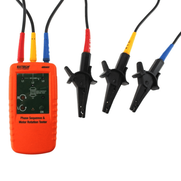 EXTECH EX-480403 เครื่องตรวจวัดลำดับเฟส 3 Phase/Motor Rotation Meter-photo3