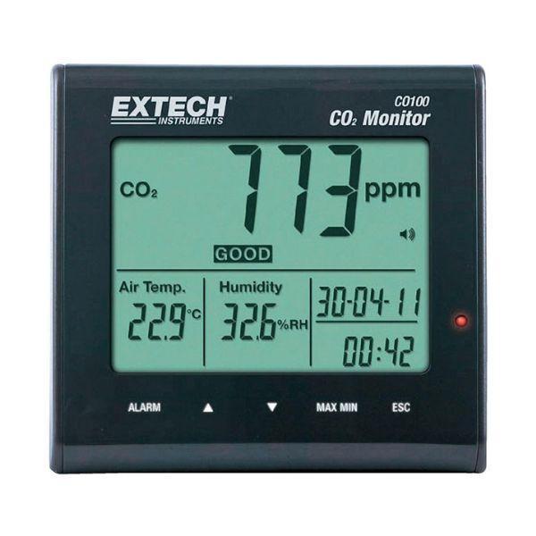 Extech EX-CO100 เครื่องวัดก๊าซคาร์บอนไดออกไซด์ (CO2) │ อุณหภูมิ ความชื้น-photo0