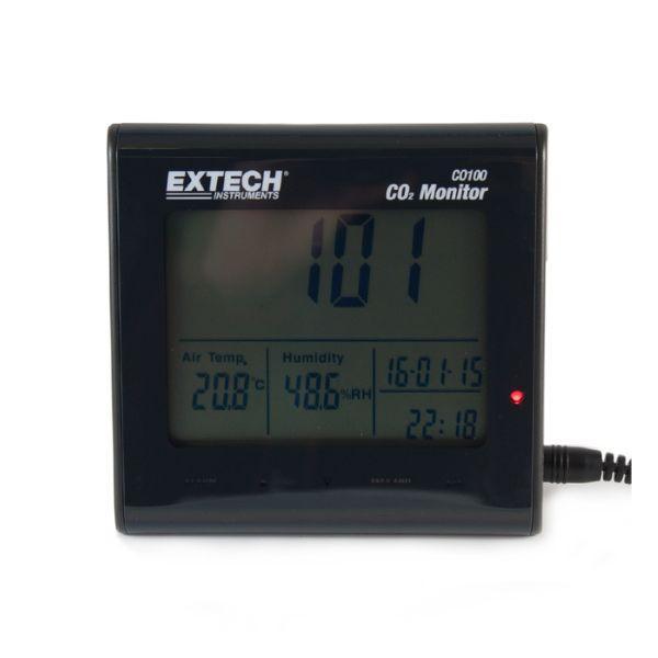 Extech EX-CO100 เครื่องวัดก๊าซคาร์บอนไดออกไซด์ (CO2) │ อุณหภูมิ ความชื้น-photo1