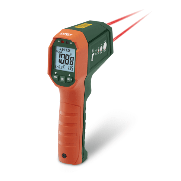 EXTECH EX-IR320 เครื่องวัดอุณหภูมิอินฟราเรด Dual Laser IR Thermometer  -20 to 650 °C-photo0