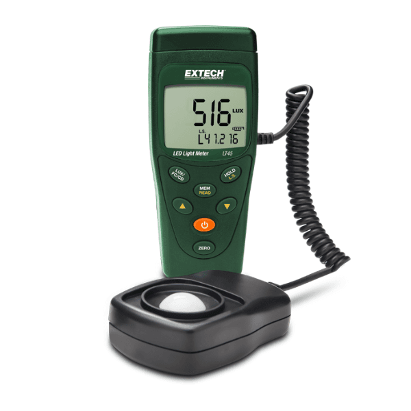 EXTECH EX-LT45 เครื่องวัดแสง Multi Color LED Light Meter (0 to 400,00Lux)-photo0