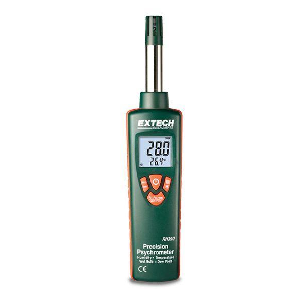 RH390 EX-RH390 วัดความชื้นและอุณหภูมิ ไซโครมิเตอร์ Precision Psychrometer-photo0