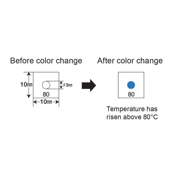 NiGK รุ่น F-50 แถบวัดอุณหภูมิแบบ Irreversible (1 Point) | 50°C-photo1