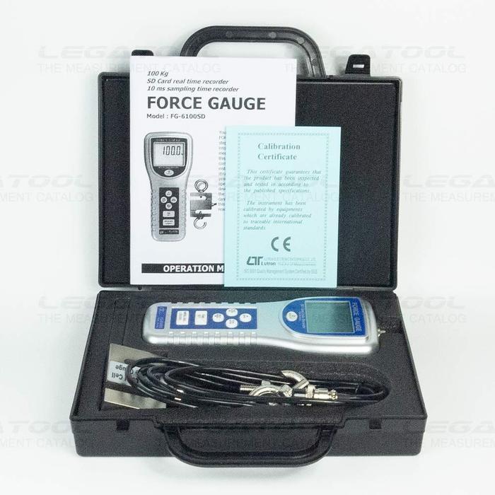 Lutron FG-6100SD เครื่องวัดแรงดึง - แรงผลักแบบพกพา (100Kg)-photo1