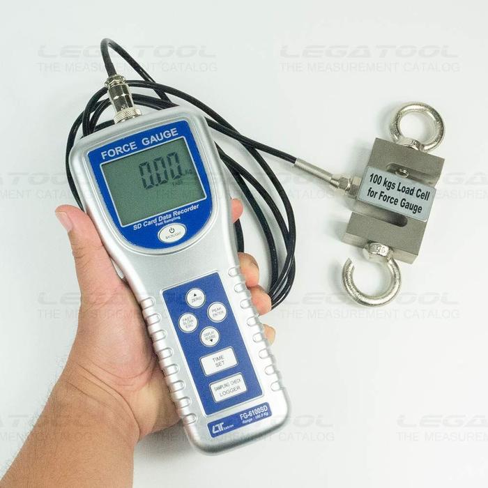 Lutron FG-6100SD เครื่องวัดแรงดึง - แรงผลักแบบพกพา (100Kg)-photo3
