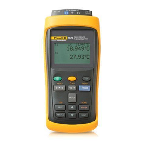 Fluke 1524 เครื่องวัดอุณหภูมิ Dual Channel แบบพกพา