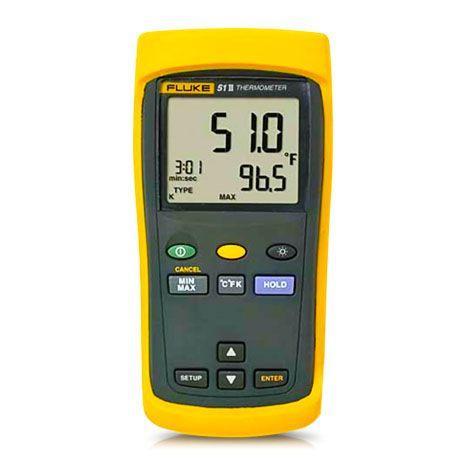 Fluke-51-II เครื่องวัดอุณหภูมิดิจิทัล 1 Channel (Type J,K,T,E)-photo0