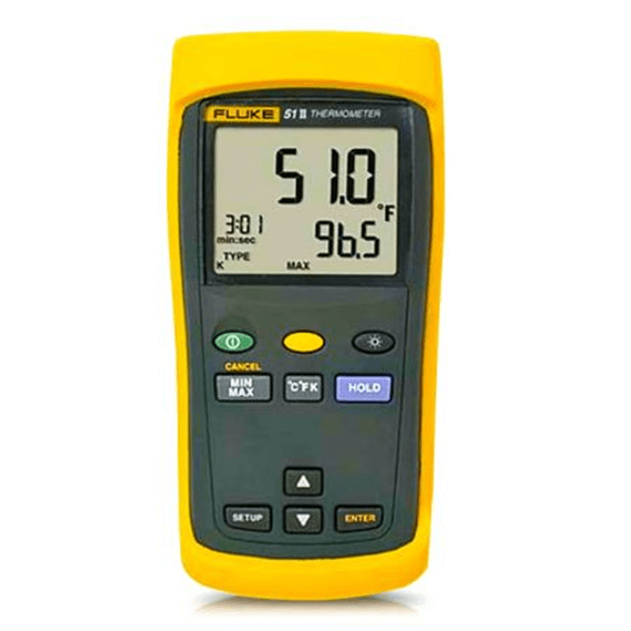 Fluke-51-II เครื่องวัดอุณหภูมิดิจิทัล 1 channel (Type J,K,T,E)-photo0