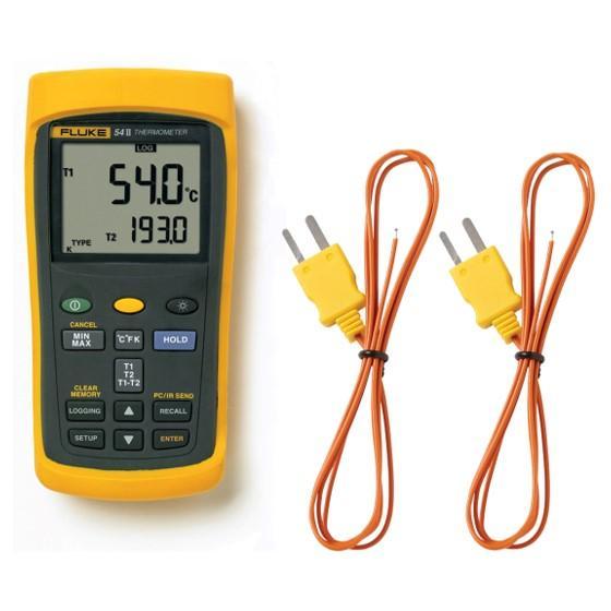 Fluke 52 II  เครื่องวัดอุณหภูมิ Digital Thermometer | Dual Probe-photo1