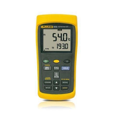 Fluke-54-II-B เครื่องวัดอุณหภูมิดิจิทัล 2 channel (Type J,K,T,E)-photo0